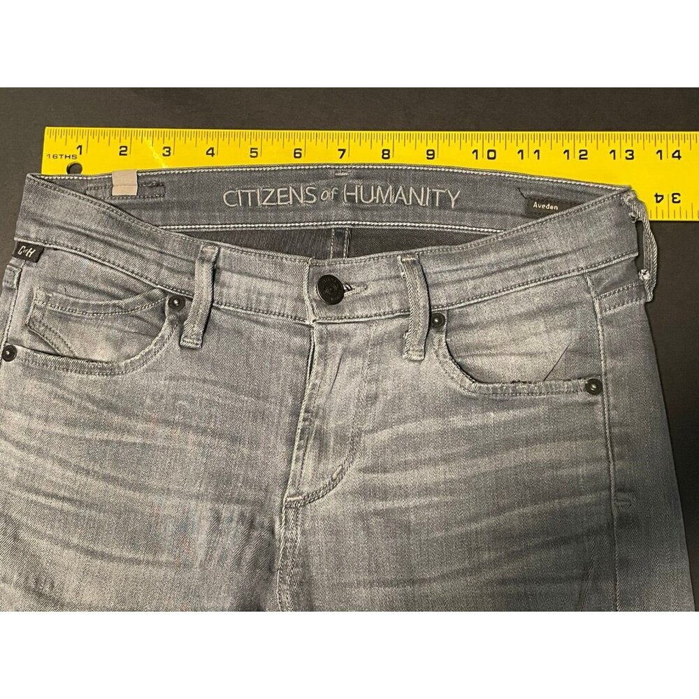 Citizens of Humanity jeans womens 25 Aveden low rise skinny 25 x 30 gray - Picture 9 of 11